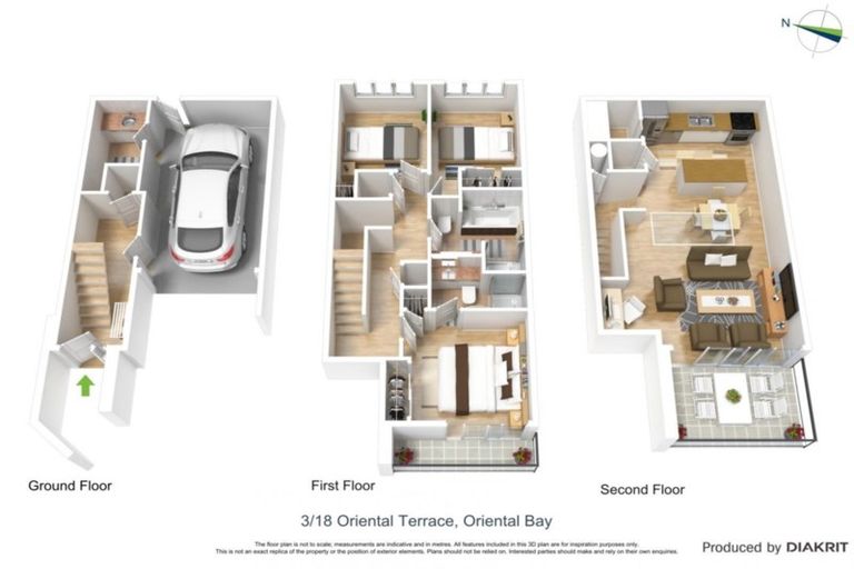 Photo of property in 3/18 Oriental Terrace, Oriental Bay, Wellington, 6011