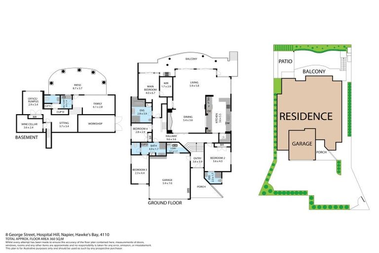 Photo of property in 8 George Street, Hospital Hill, Napier, 4110