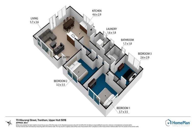 Photo of property in 73 Hikurangi Street, Trentham, Upper Hutt, 5018