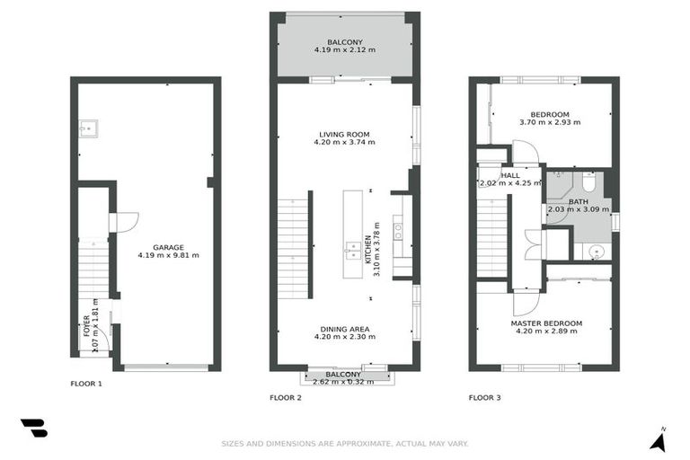Photo of property in Harbour View Terraces, 9/170 Mokoia Road, Chatswood, Auckland, 0626