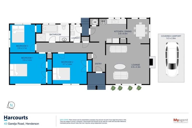 Photo of property in 43 Garelja Road, Henderson, Auckland, 0612