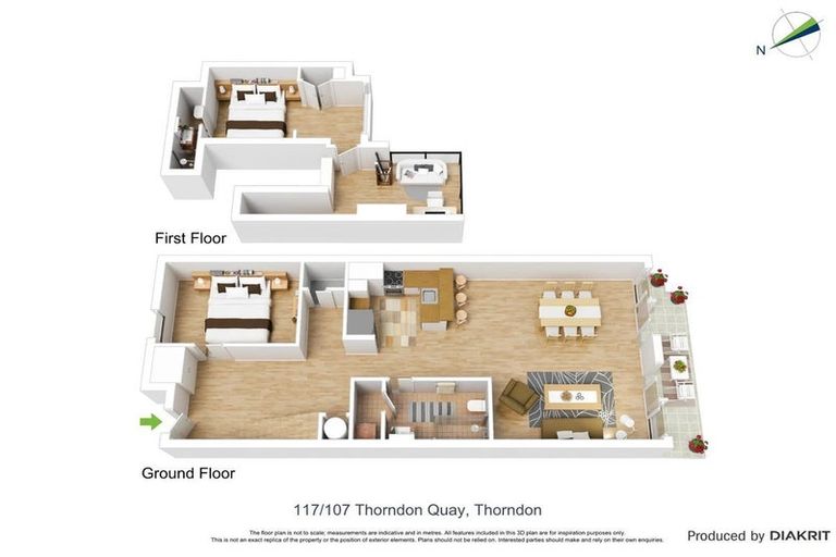 Photo of property in Stadium Garden Flats, 117/107 Thorndon Quay, Pipitea, Wellington, 6011