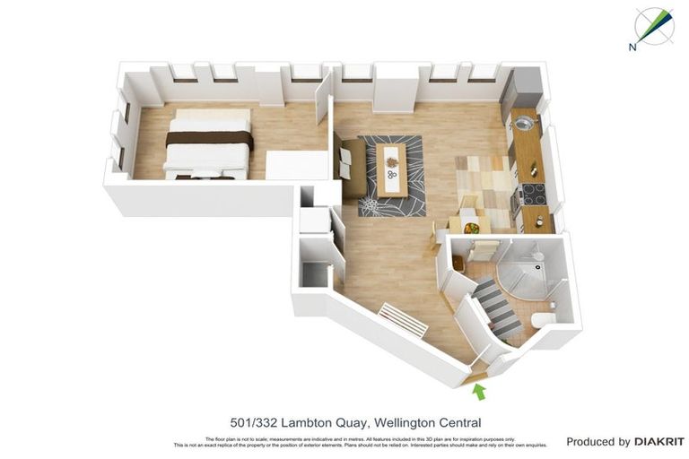 Photo of property in The Quay, 5/332a1 Lambton Quay, Wellington Central, Wellington, 6011