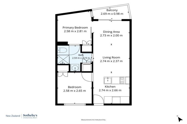 Photo of property in Soho Apartments, 1311/74 Taranaki Street, Te Aro, Wellington, 6011