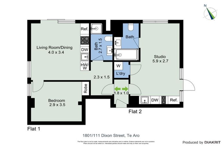 Photo of property in 1801/111 Dixon Street, Te Aro, Wellington, 6011