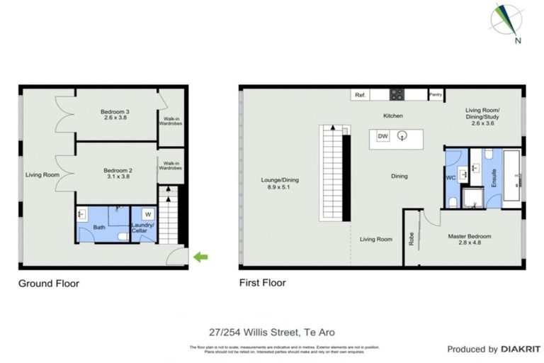 Photo of property in Augusta Apartments, 27/254 Willis Street, Te Aro, Wellington, 6011