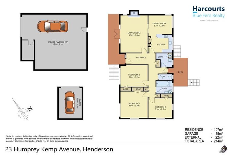 Photo of property in 23 Humphrey Kemp Avenue, Henderson, Auckland, 0612