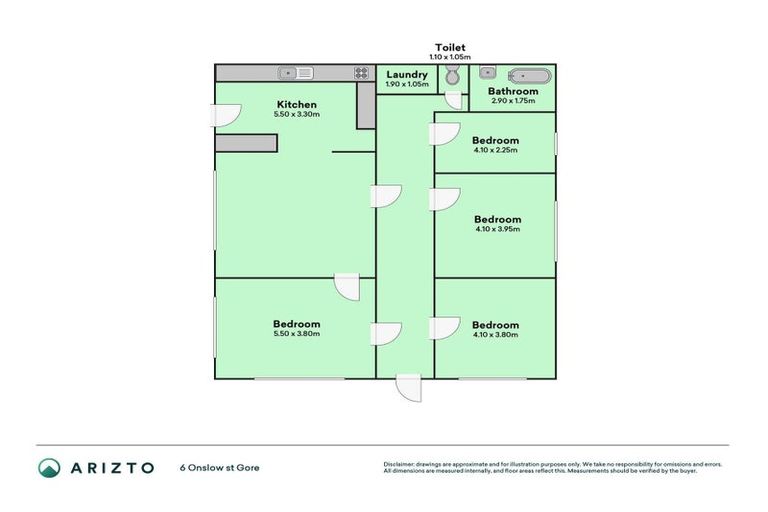 Photo of property in 6 Onslow Street, Gore, 9710