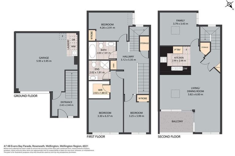 Photo of property in 4/148 Evans Bay Parade, Roseneath, Wellington, 6021
