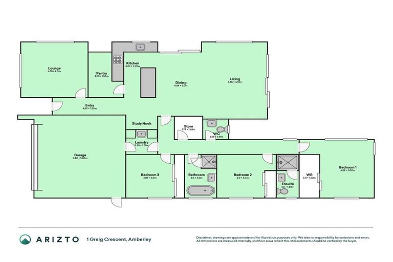 Photo of property in 1 Greig Crescent, Amberley, 7481
