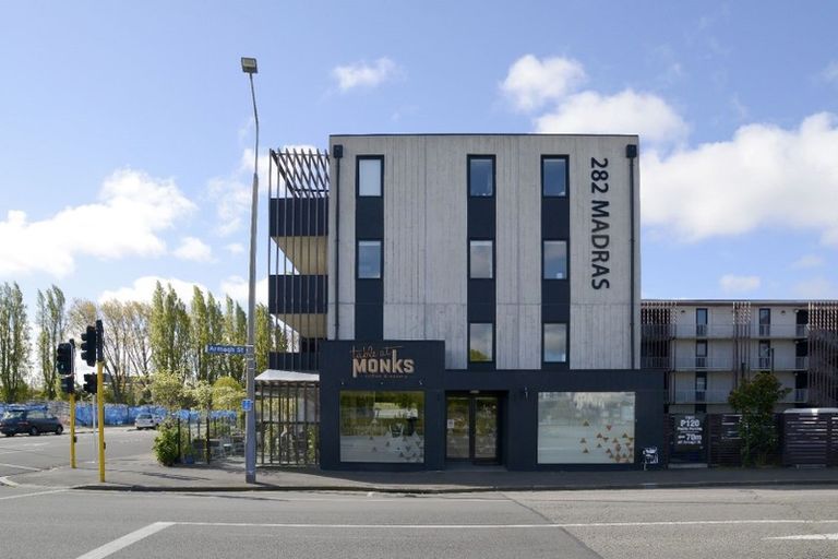 Photo of property in Leicester Executive Apartments, 301/282 Madras Street, Christchurch Central, Christchurch, 8011