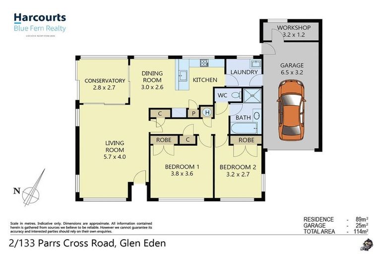 Photo of property in 2/133 Parrs Cross Road, Glen Eden, Auckland, 0612