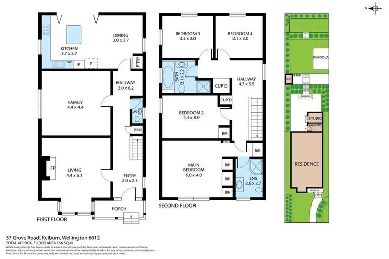 Photo of property in 37 Grove Road, Kelburn, Wellington, 6012