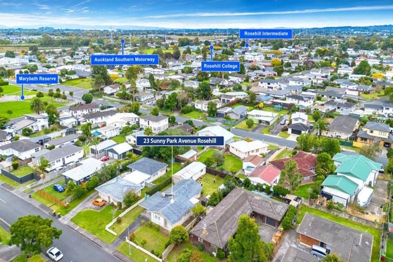 Photo of property in 23 Sunnypark Avenue, Rosehill, Papakura, 2113