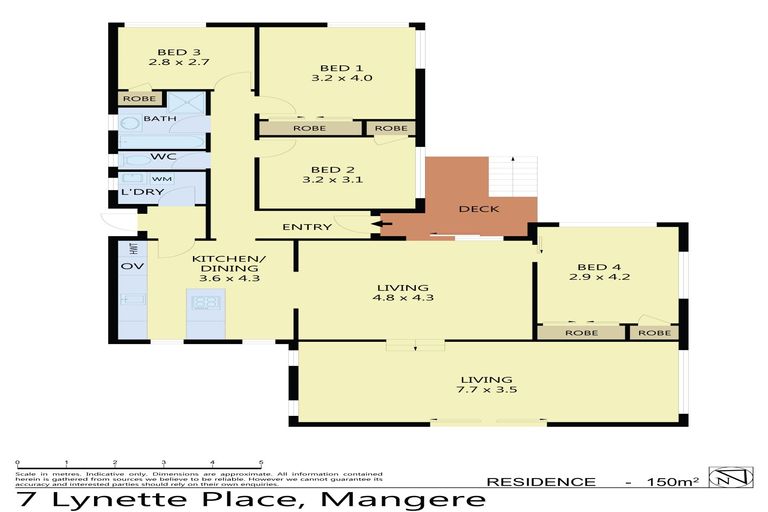 Photo of property in 7 Lynette Place, Mangere, Auckland, 2022