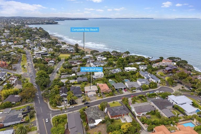 Photo of property in 6 Red Bluff Rise, Campbells Bay, Auckland, 0630