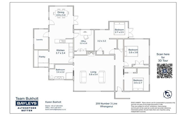 Photo of property in 209 No 3 Line, Whanganui East, Whanganui, 4500