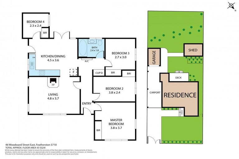 Photo of property in 46 Woodward Street East, Featherston, 5710