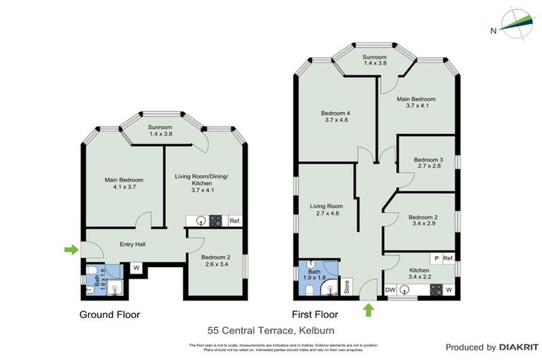 Photo of property in 55 Central Terrace, Kelburn, Wellington, 6012