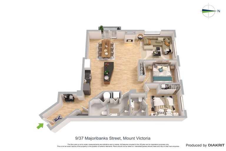 Photo of property in 9/37 Majoribanks Street, Mount Victoria, Wellington, 6011