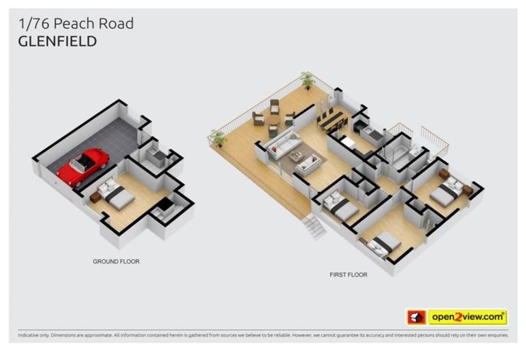 Photo of property in 1/76 Peach Road, Glenfield, Auckland, 0629