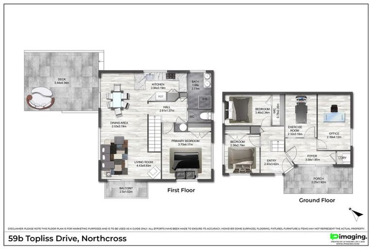 Photo of property in 2/59 Topliss Drive, Northcross, Auckland, 0632