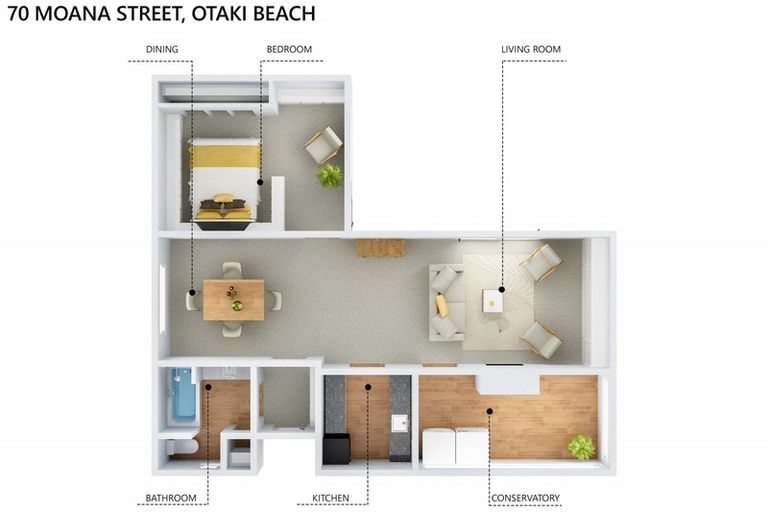 Photo of property in 70 Moana Street, Otaki Beach, Otaki, 5512