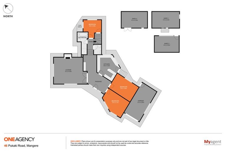 Photo of property in 46 Pukaki Road, Mangere, Auckland, 2022