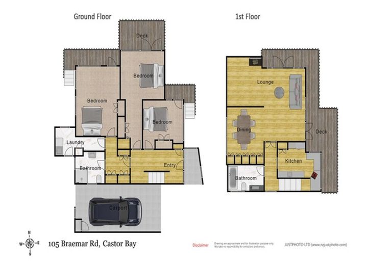 Photo of property in 105 Braemar Road, Castor Bay, Auckland, 0620