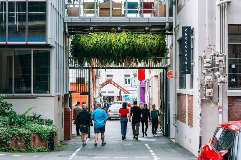 Photo of property in Hannahs Corner, 27/8 Leeds Street, Te Aro, Wellington, 6011