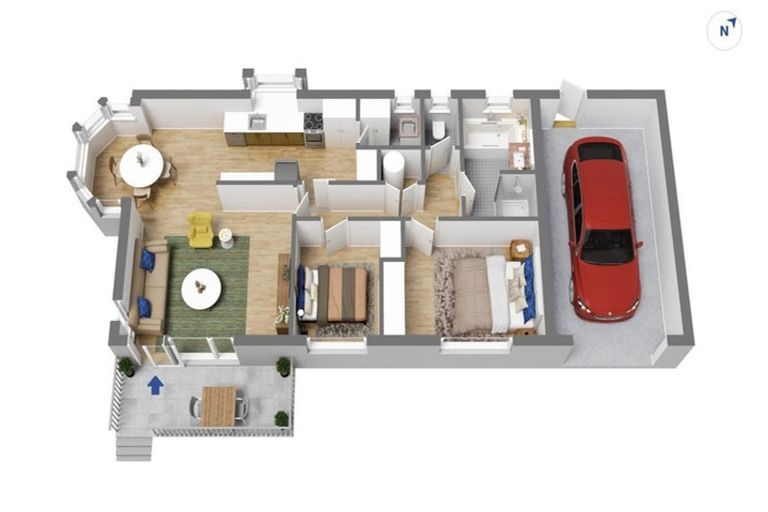 Photo of property in 1/31 Akoranga Drive, Northcote, Auckland, 0627