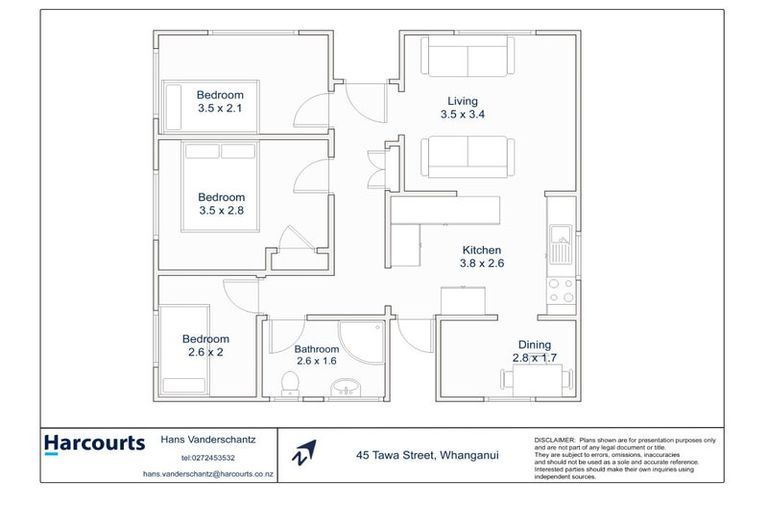 Photo of property in 45 Tawa Street, Gonville, Whanganui, 4501