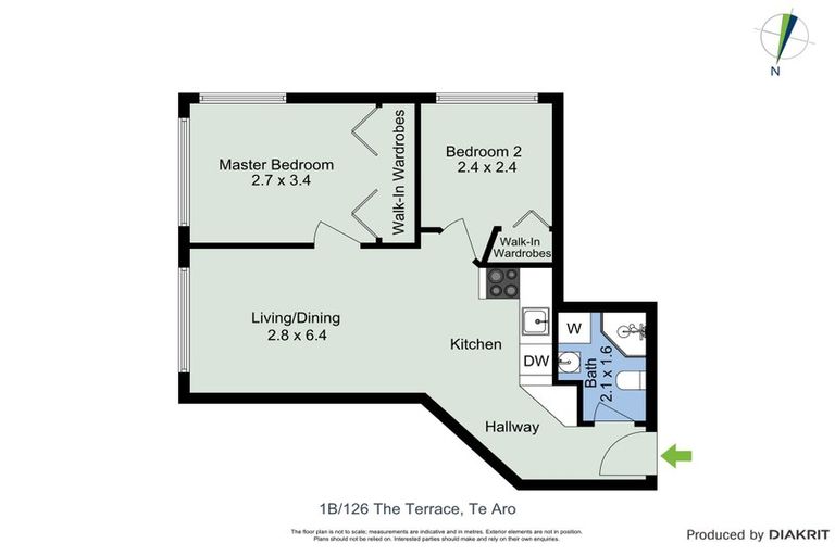 Photo of property in Terrace Tower Apartments, 1b/126 The Terrace, Wellington Central, Wellington, 6011