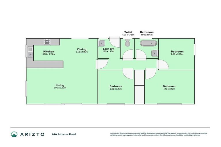 Photo of property in 1/94 Aldwins Road, Phillipstown, Christchurch, 8062