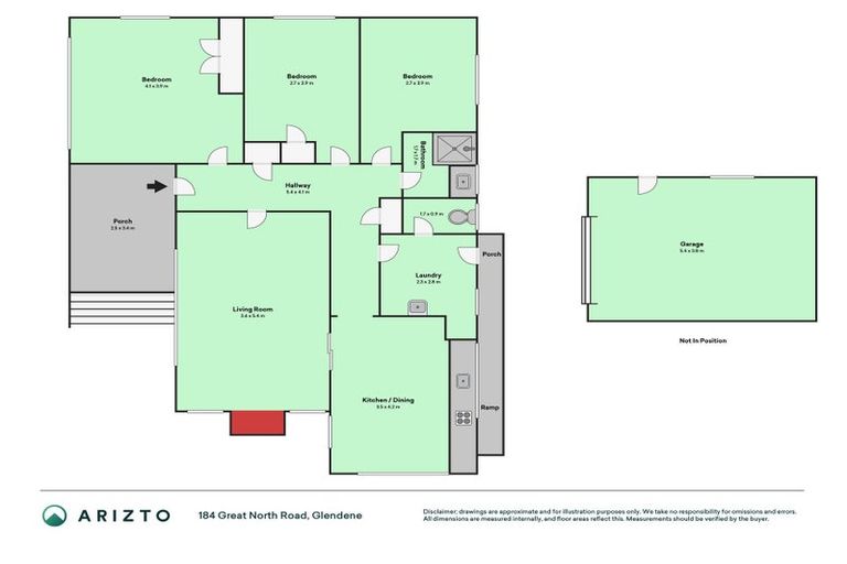 Photo of property in 184 Great North Road, Glendene, Auckland, 0612