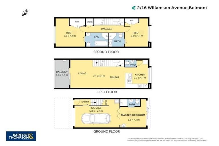 Photo of property in 1/16 Williamson Avenue, Belmont, Auckland, 0622