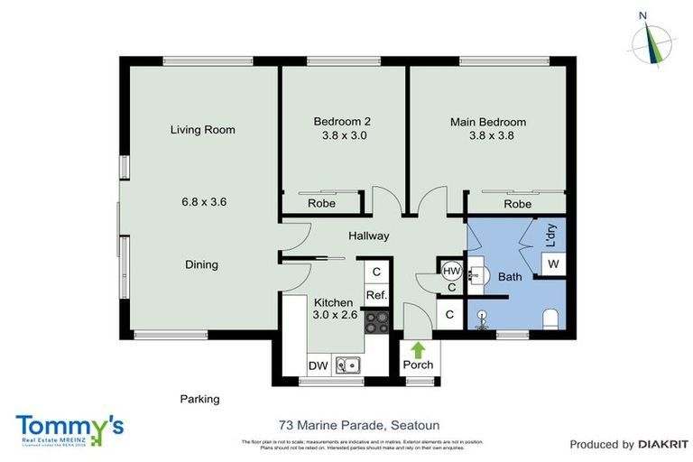 Photo of property in 73 Marine Parade, Seatoun, Wellington, 6022