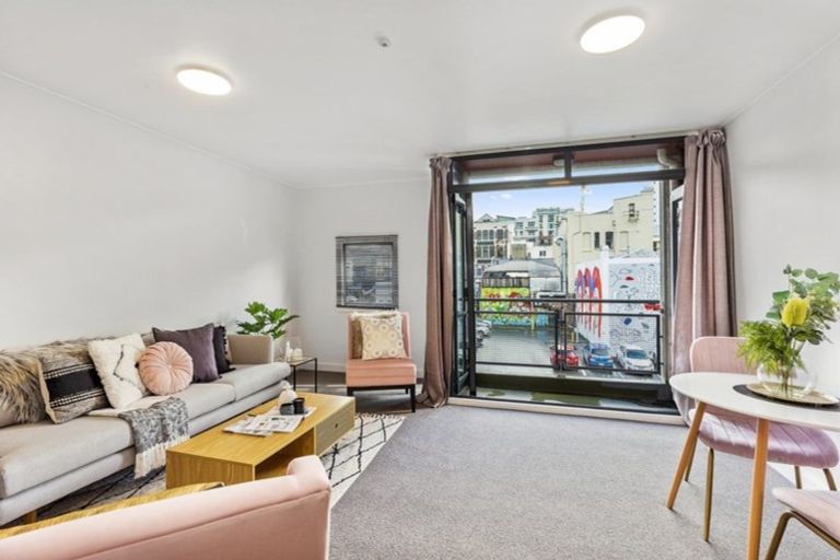Photo of property in Hannahs Corner, 18/8 Leeds Street, Te Aro, Wellington, 6011