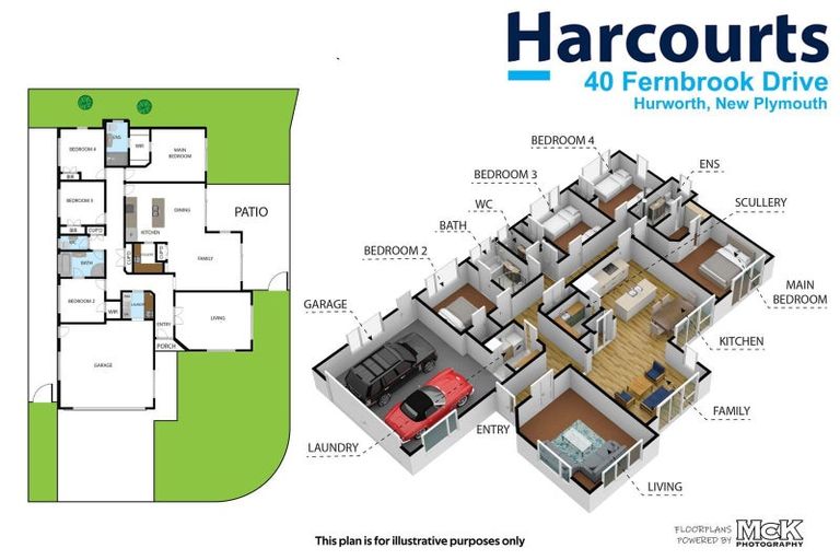 Photo of property in 40 Fernbrook Drive, Hurworth, New Plymouth, 4310