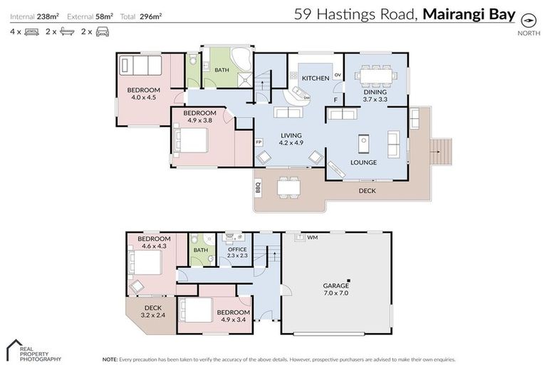 Photo of property in 59 Hastings Road, Mairangi Bay, Auckland, 0630