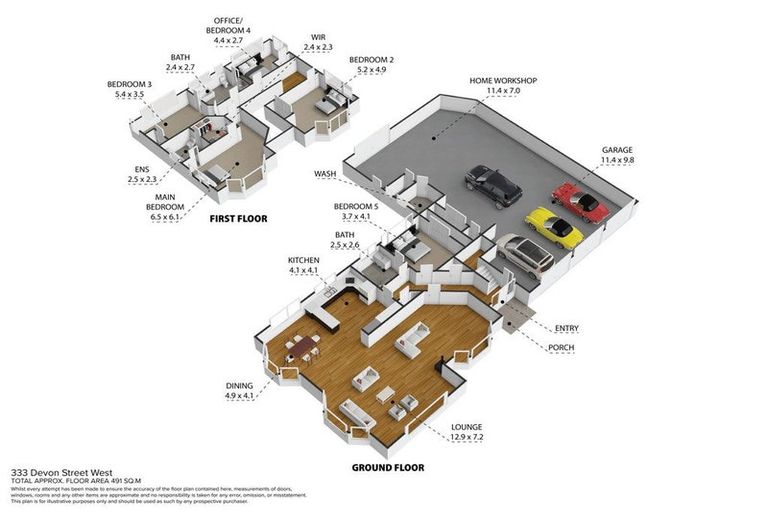 Photo of property in 333 Devon Street West, New Plymouth, 4310