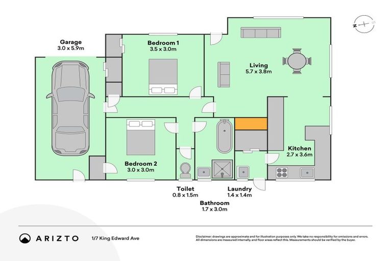 Photo of property in 1/7 King Edward Avenue, Papakura, 2110