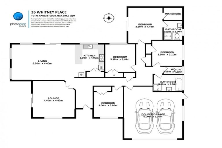 Photo of property in 35 Whitney Place, Rototuna North, Hamilton, 3210