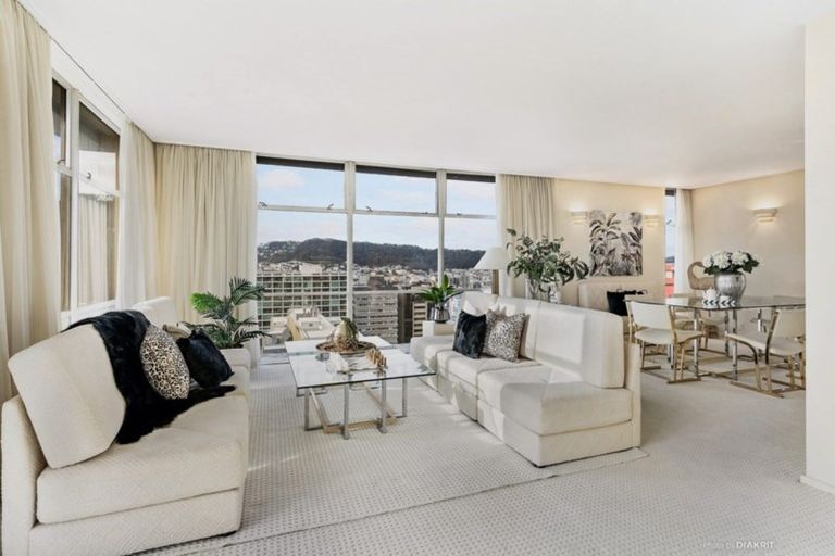 Photo of property in Jellicoe Towers, 191 The Terrace, Wellington Central, Wellington, 6011