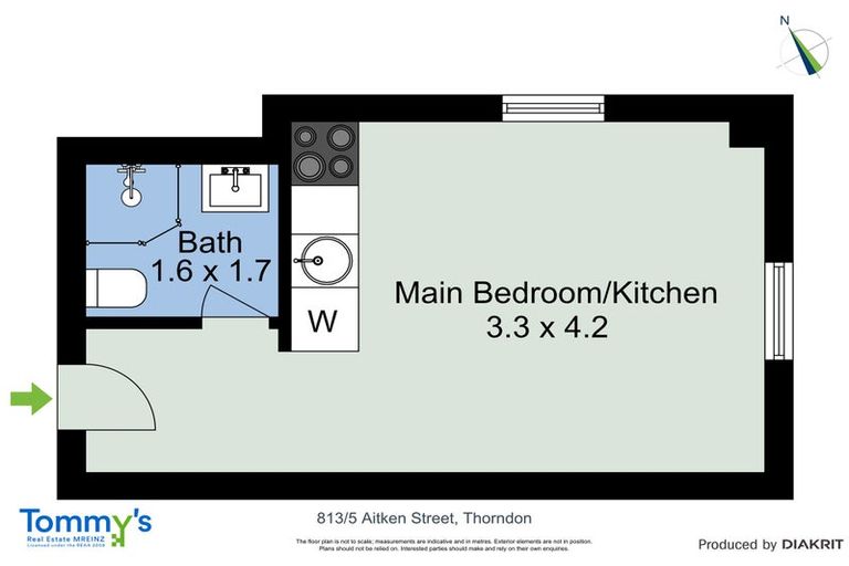 Photo of property in Aitken Street Apartments, 713/5 Aitken Street, Thorndon, Wellington, 6011