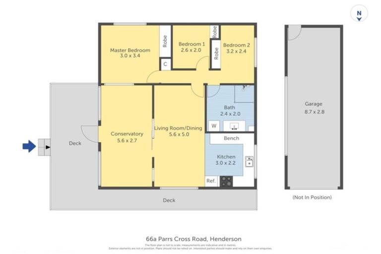 Photo of property in 66a Parrs Cross Road, Henderson, Auckland, 0612