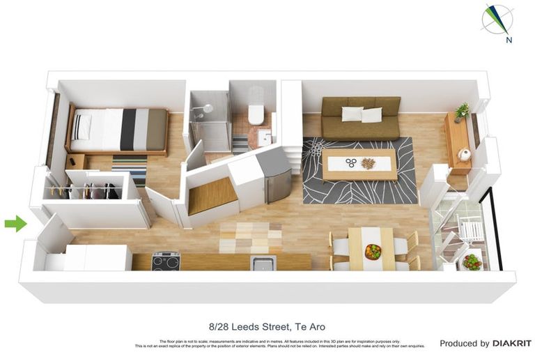 Photo of property in Hannahs Corner, 28/8 Leeds Street, Te Aro, Wellington, 6011