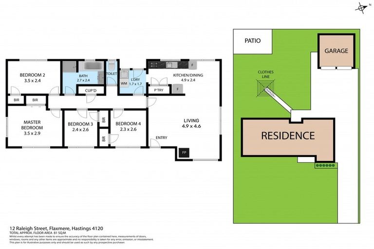 Photo of property in 12 Raleigh Street, Flaxmere, Hastings, 4120