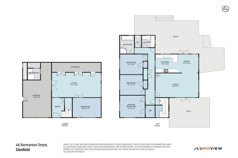 Photo of property in 46 Normanton Street, Glenfield, Auckland, 0629