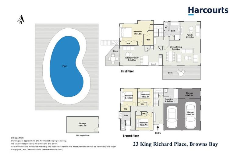 Photo of property in 23 King Richard Place, Browns Bay, Auckland, 0630